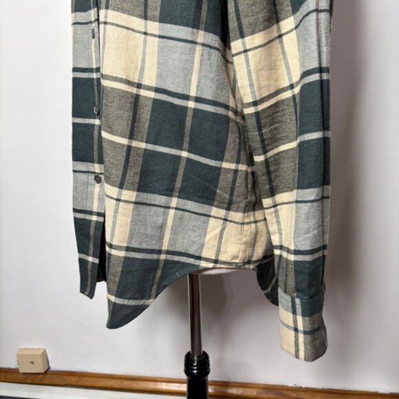 Jenni Kayne Women's Cotton Plaid Flannel Button Down Shirt Size S - Picture 11 of 12